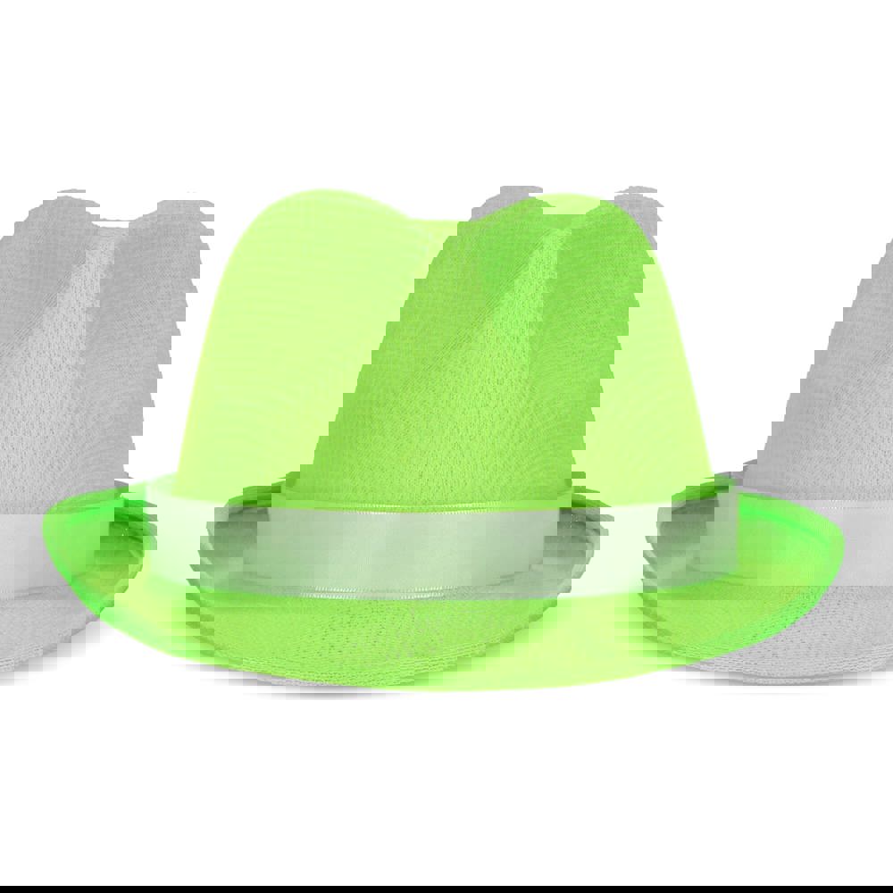 Polyester hoed met band