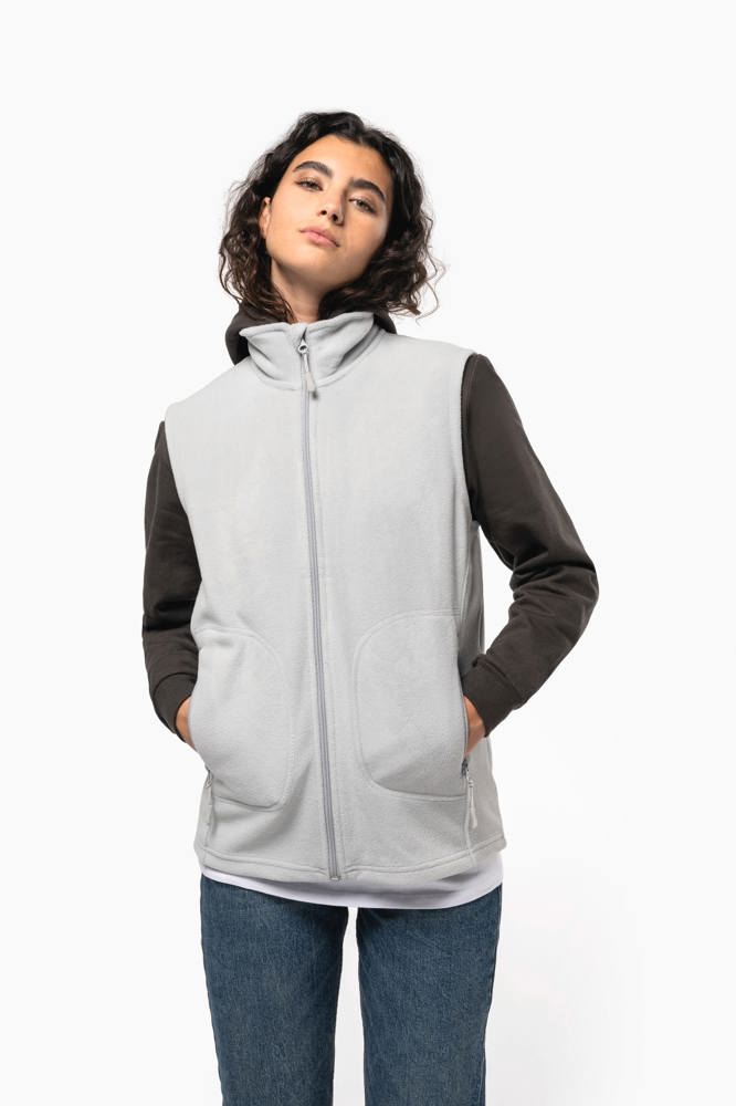 K9120 - Ecologische uniseks bodywarmer van microfleece