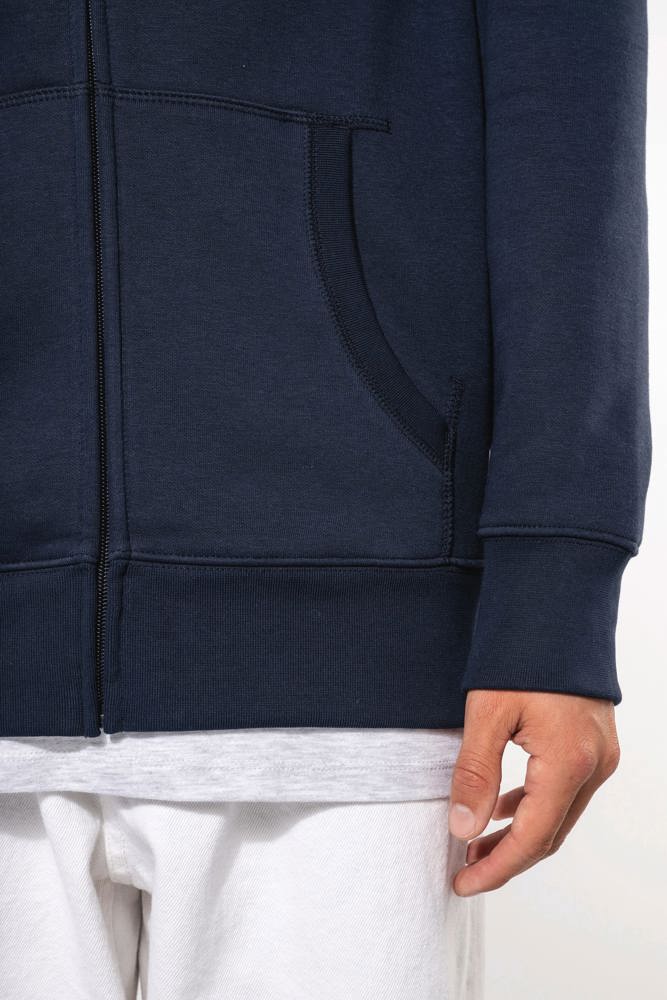 K454C - Hooded Sweater Met Rits