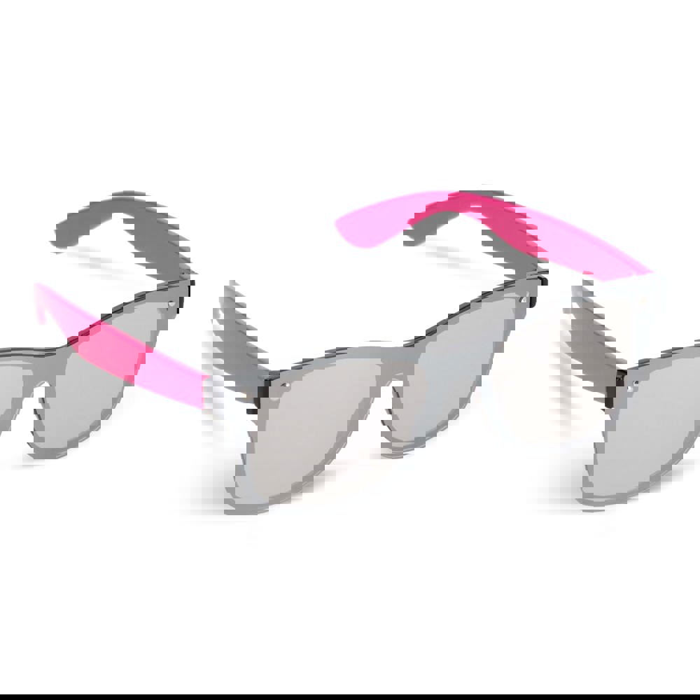 Justin R-PC zonnebril met spiegel uni-lens UV400 - Roze