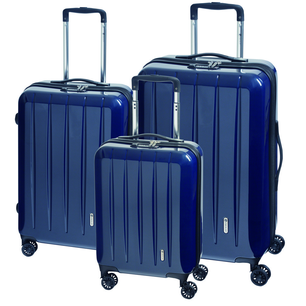 LONDON 2.0 - Trolley-set - carbon blauw