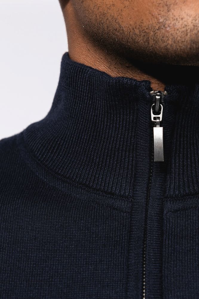 K961 - Heren cardigan met rits