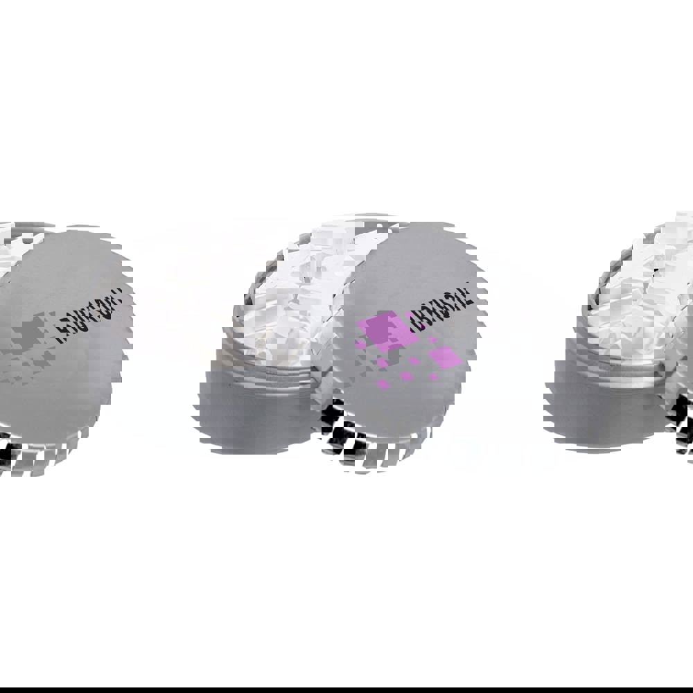 Clic-clac blikje gevuld met  standaard vorm pepermunt - Zilver