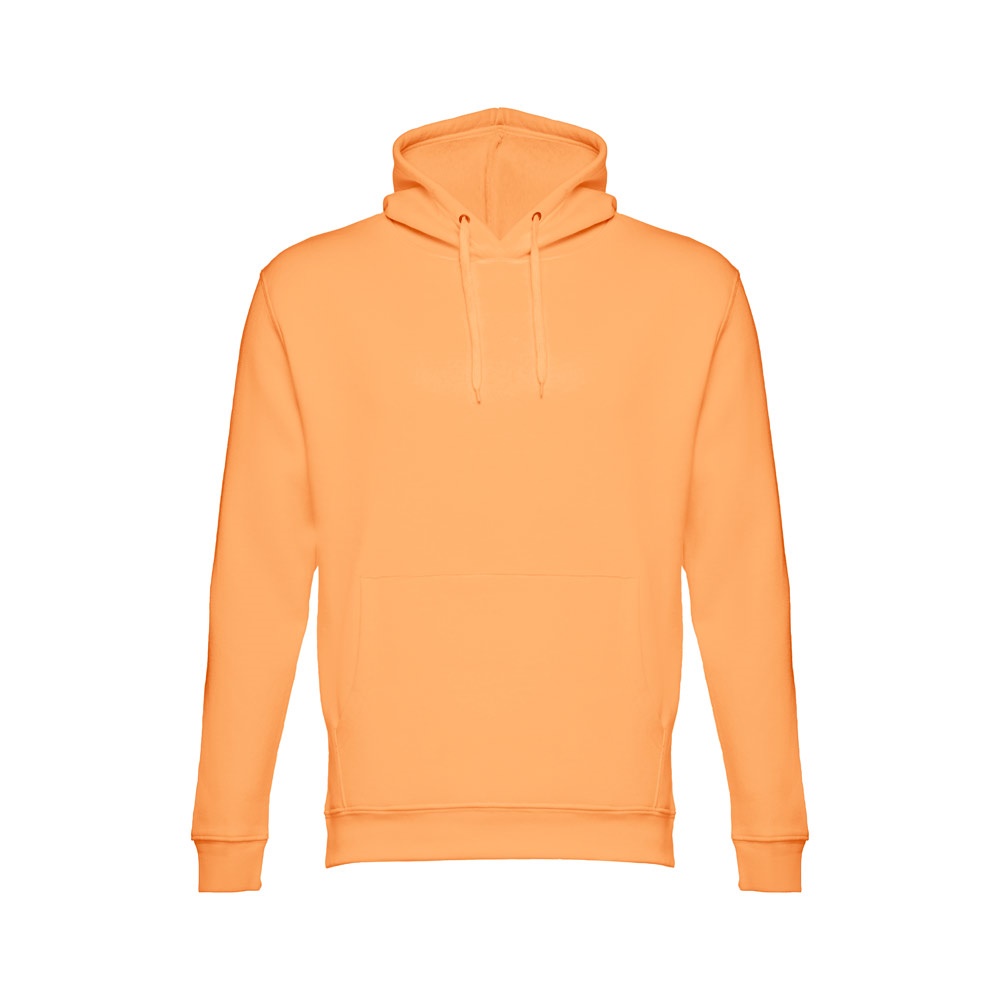 THC PHOENIX. Sweater (unisex) met capuchon in katoen en polyester - Koraal oranje