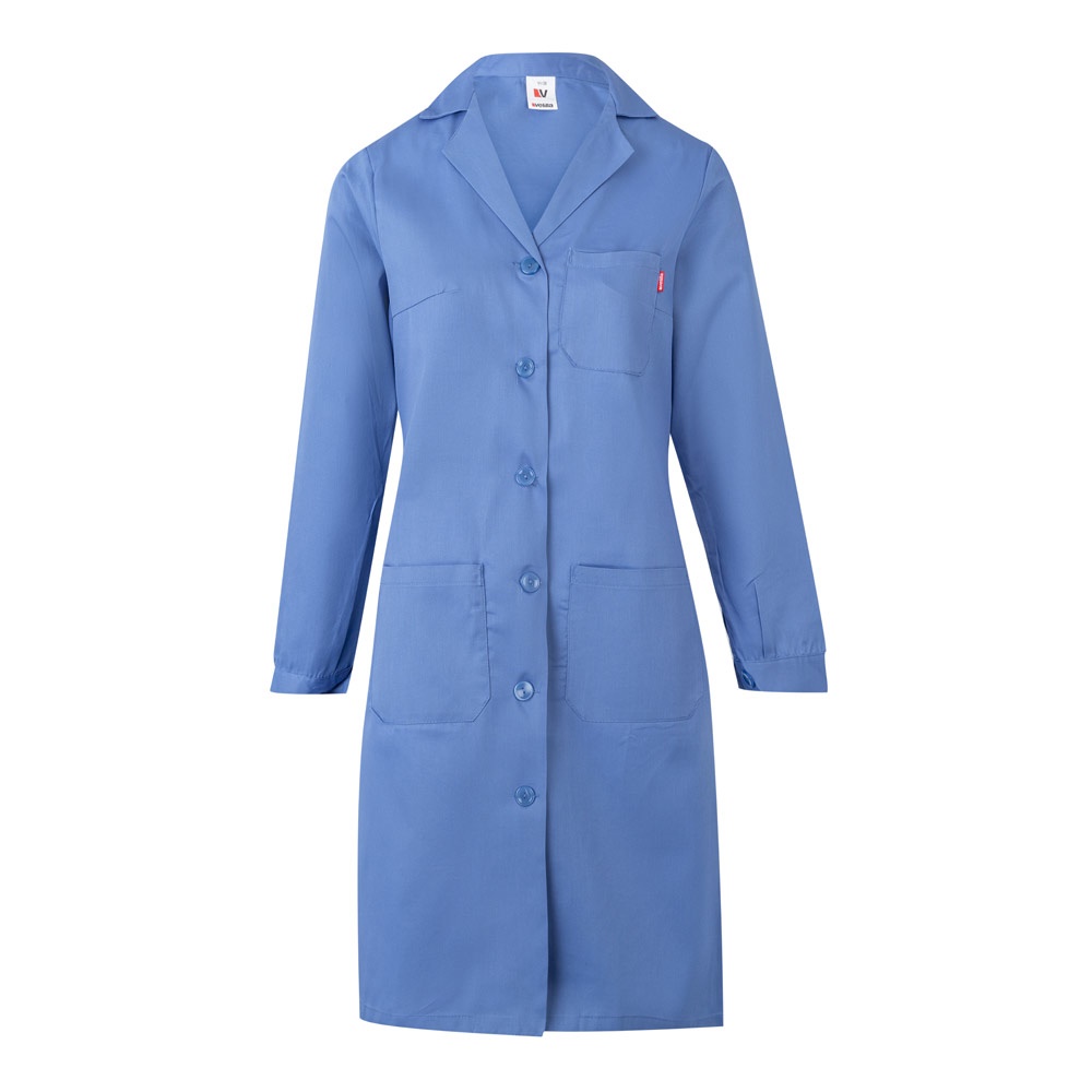 VL RAMA. Keperstofsok met lange mouwen (175g/m²), van keperstof katoen (35%) en polyester (65%) - pastel blauw