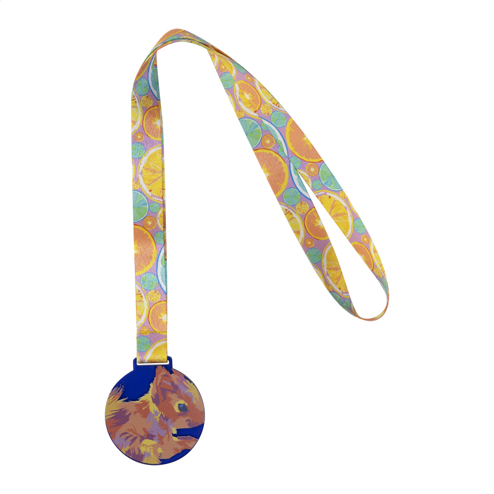 Subdal Colour - custom made medaille - Transparant Blauw