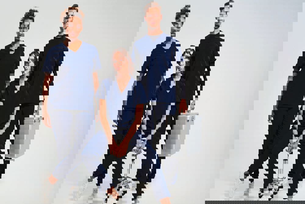 NN310X - Stretch tuniek met korte mouwen voor dames