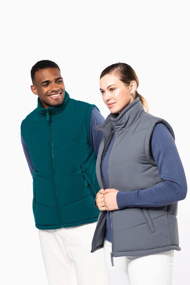 K6118 - Met fleece gevoerde bodywarmer
