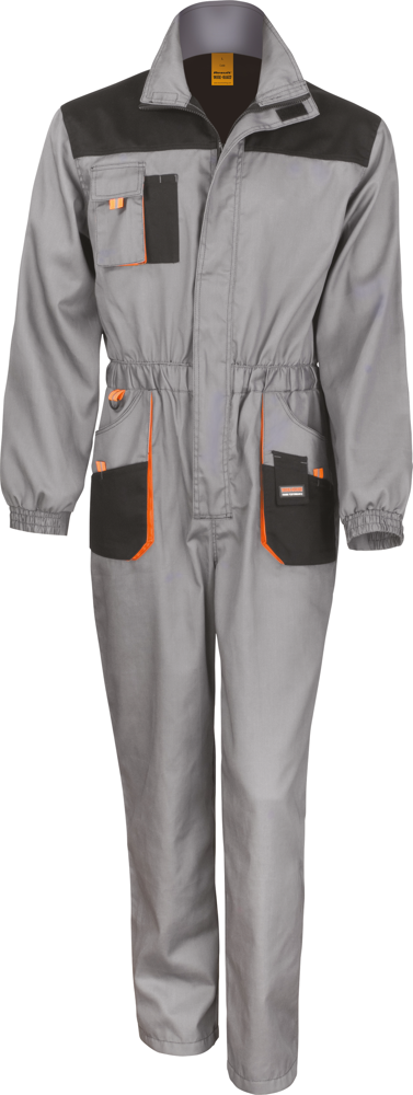 R321X - Work-guard Lite overall - Grey / Black / Orange