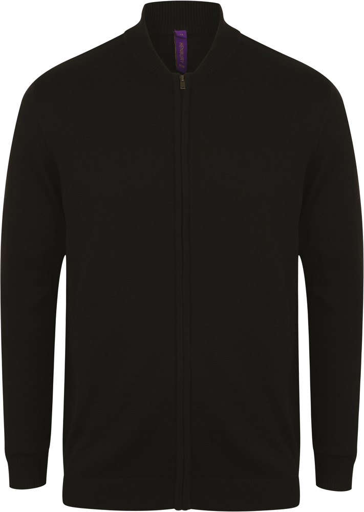H718 - Cardigan met rits