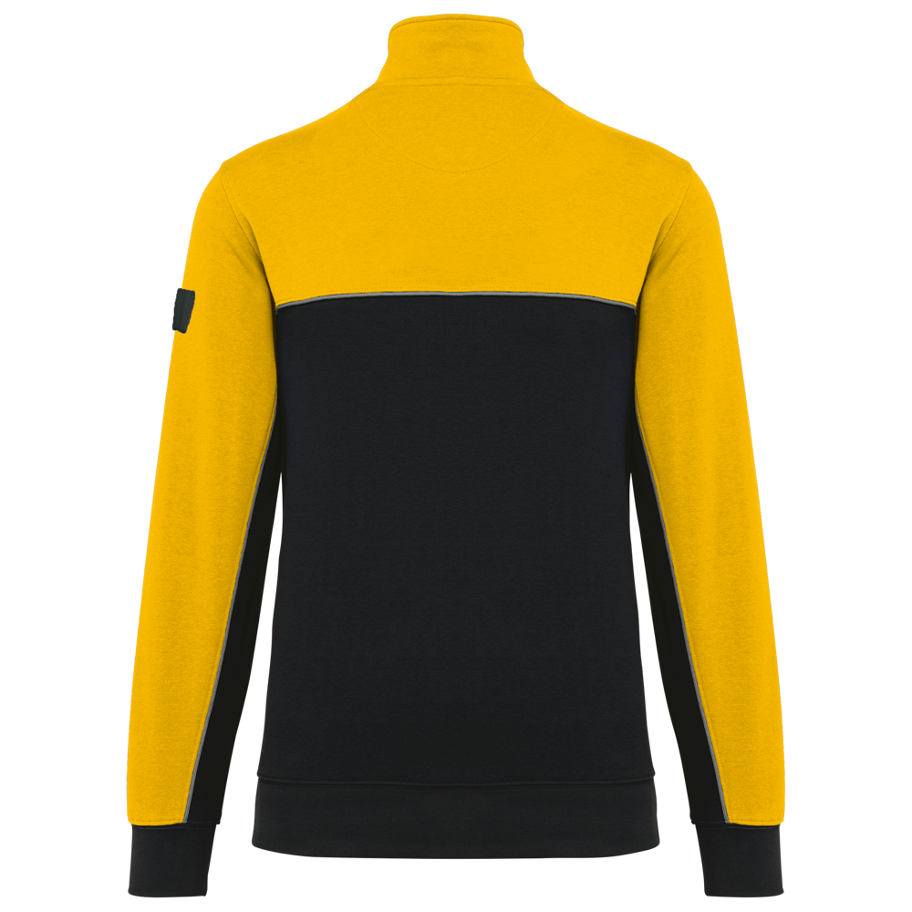 WK404 - Ecologische uniseks sweater met ritskraag