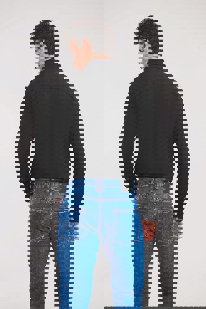 RU934M - Men's Ls Polycotton Poplin Shirt