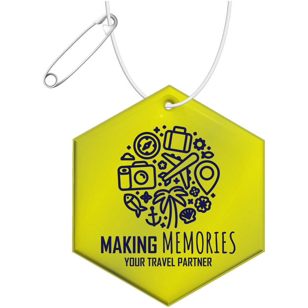 RFX™ H-12 zeshoekige reflecterende TPU hanger