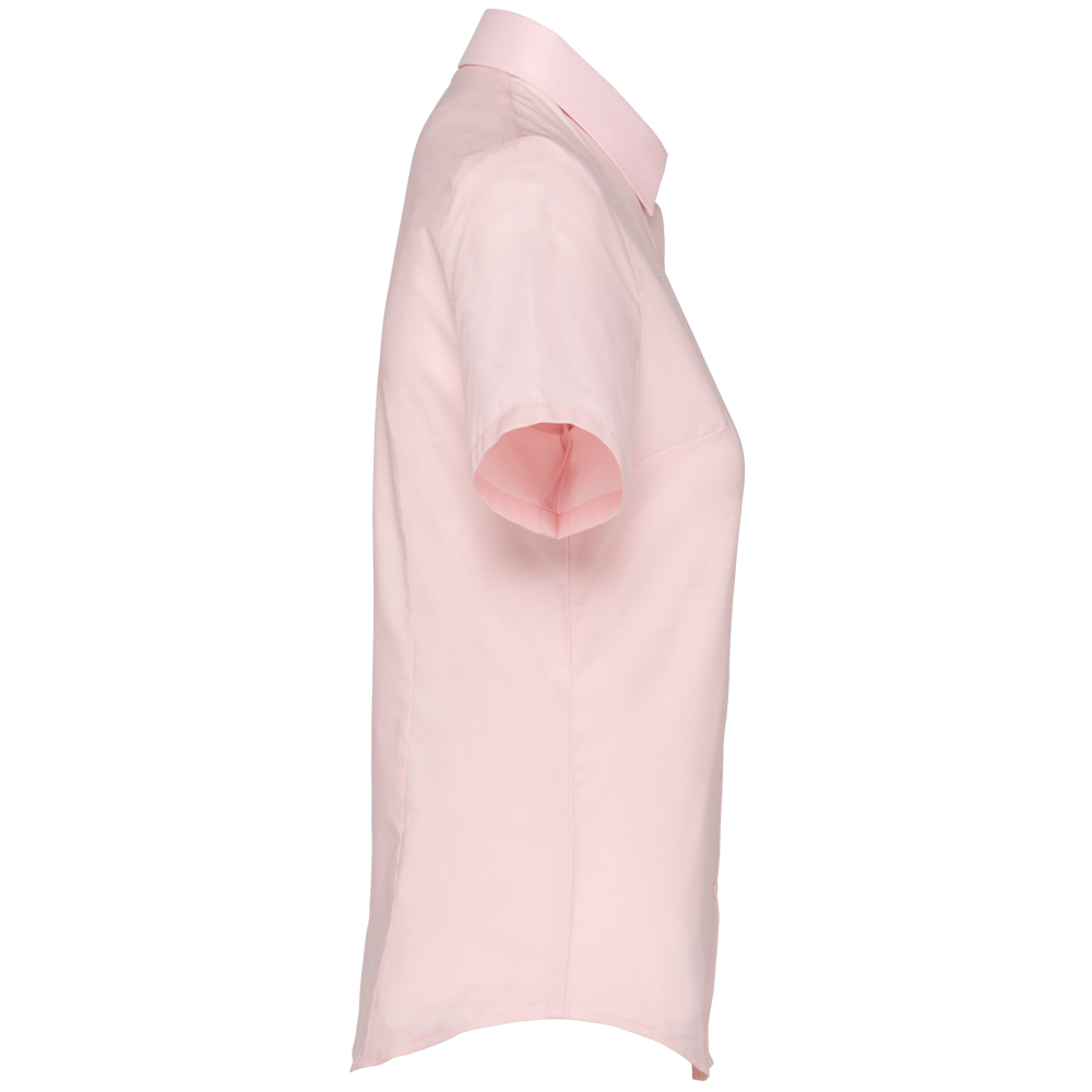 K536C - Dames Oxford blouse korte mouwen