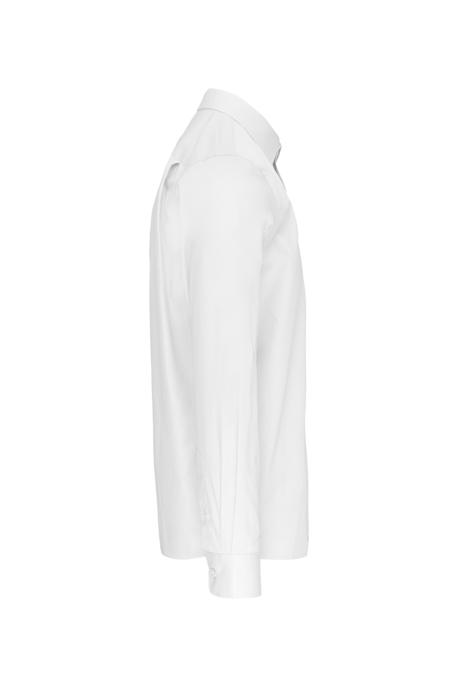 K541 - Heren poplin overhemd lange mouwen