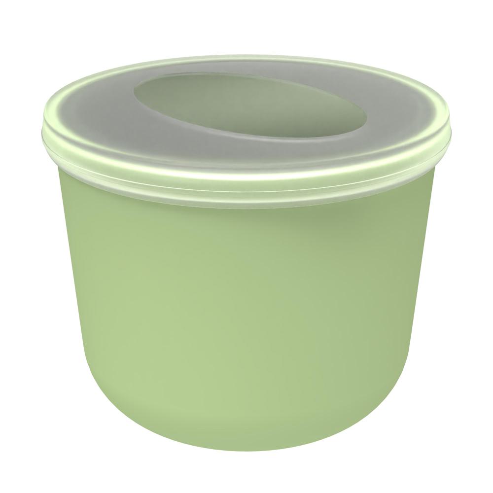 Lunchpot "ToGo", 650 ml - gezellig groen/Transparant