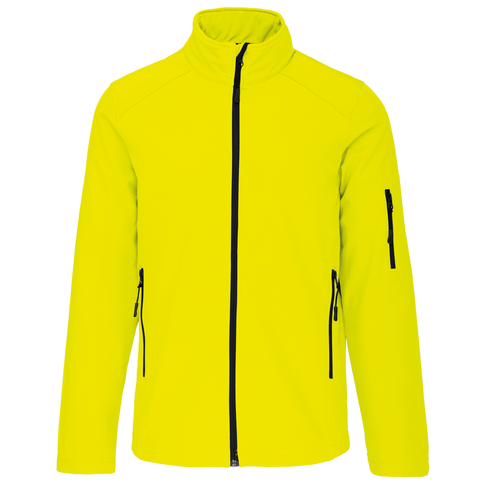 K401 - Softshell jas - Fluorescent Yellow