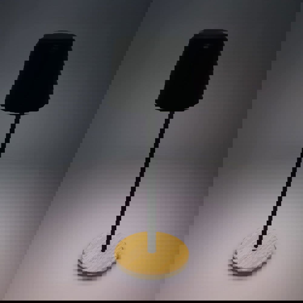 Solis Dimbare Tafellamp met Bamboe basis