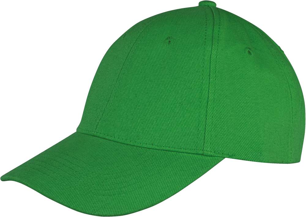 RC081X - Memphis Brushed Cotton Low Profile Cap - Emerald Green