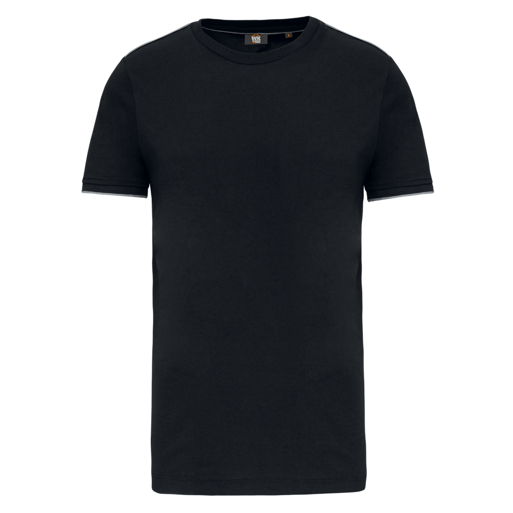 WK3020 - T-shirt Day To Day korte mouwen - Black / Silver