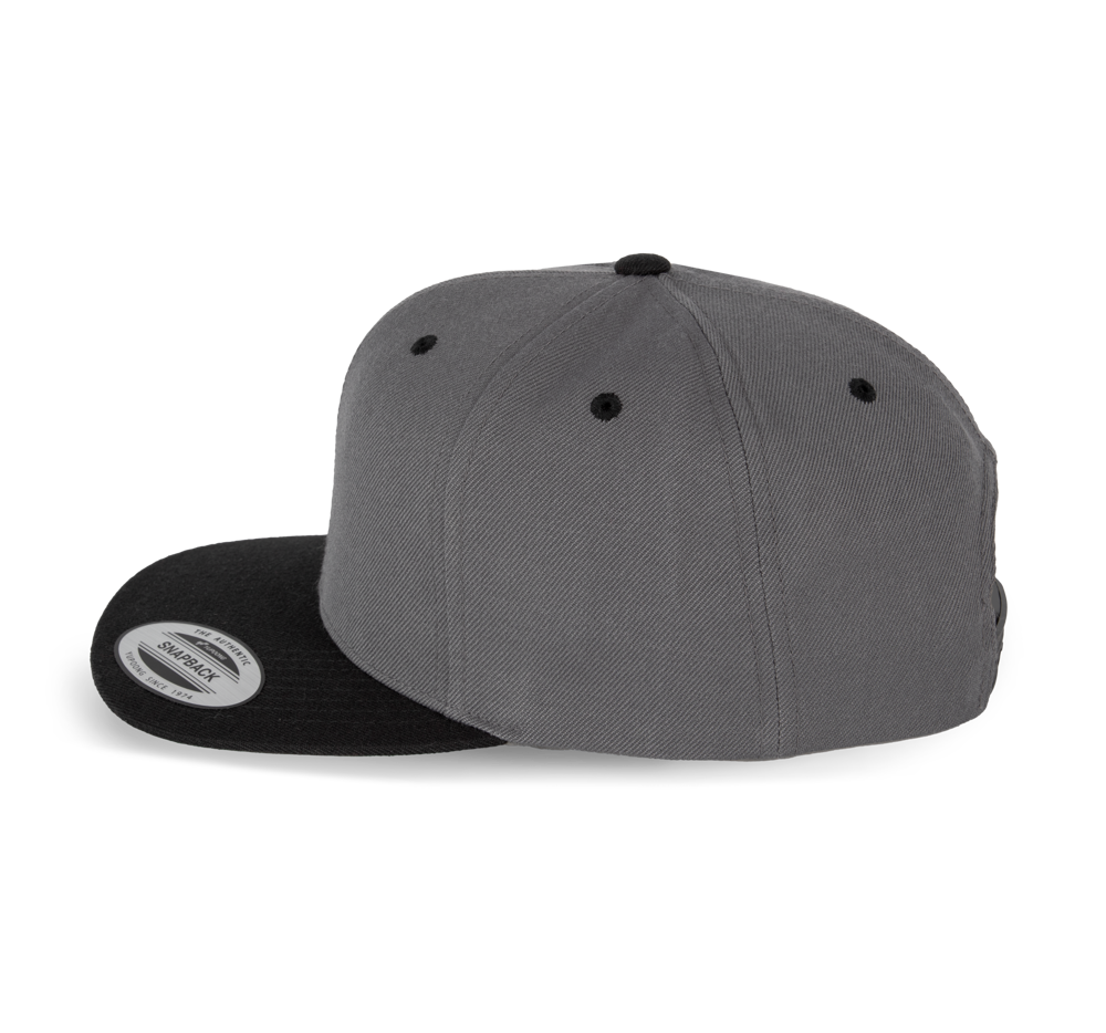 KP910 - Flexfit  pet met platte zonneklep - 6 panelen