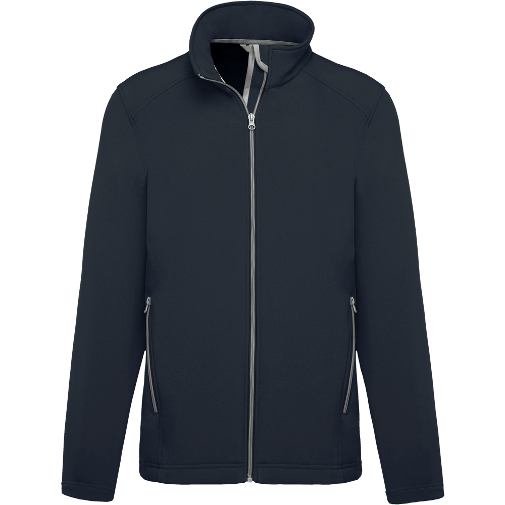 K424 - 2-laagse herensoftshelljas - Navy
