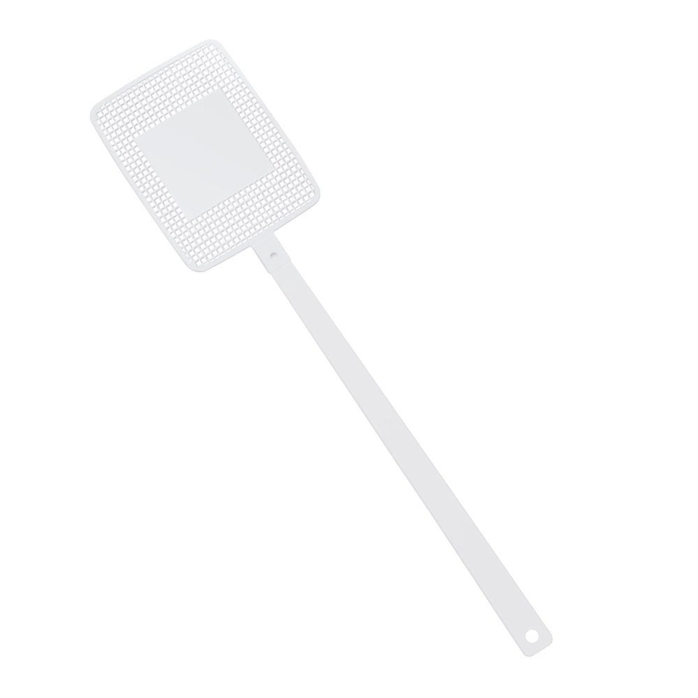 Vliegenmepper "vierkant" - wit/wit