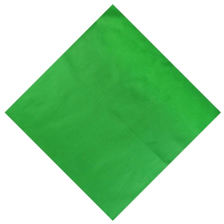 P810 - Bandana carré vierkant - Groen