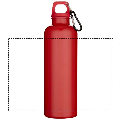 Oregon 750 ml effen RCS gerecycleerde plastic drinkfles met karabijnhaak