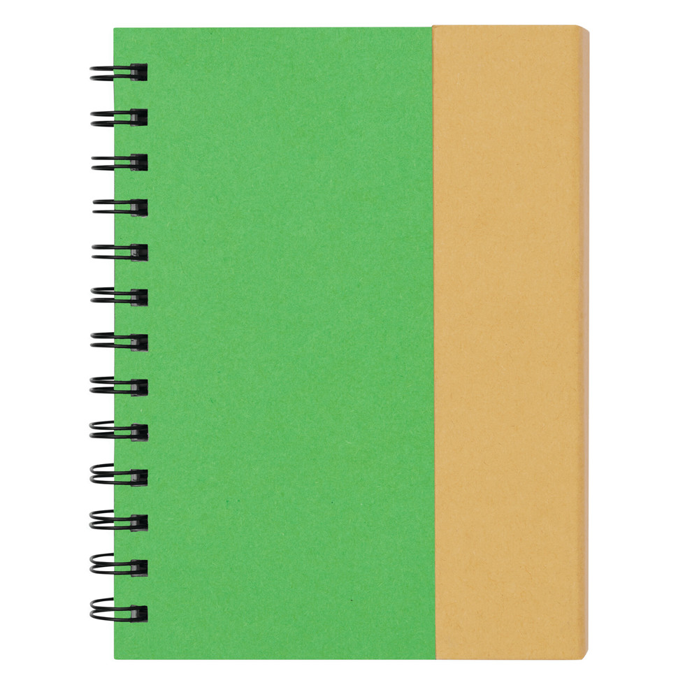MAGNY - Notitieboekje van gerecycled papier met balpen