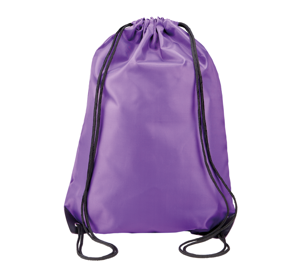 KI0104 - Rugzak met draagkoordjes - Purple