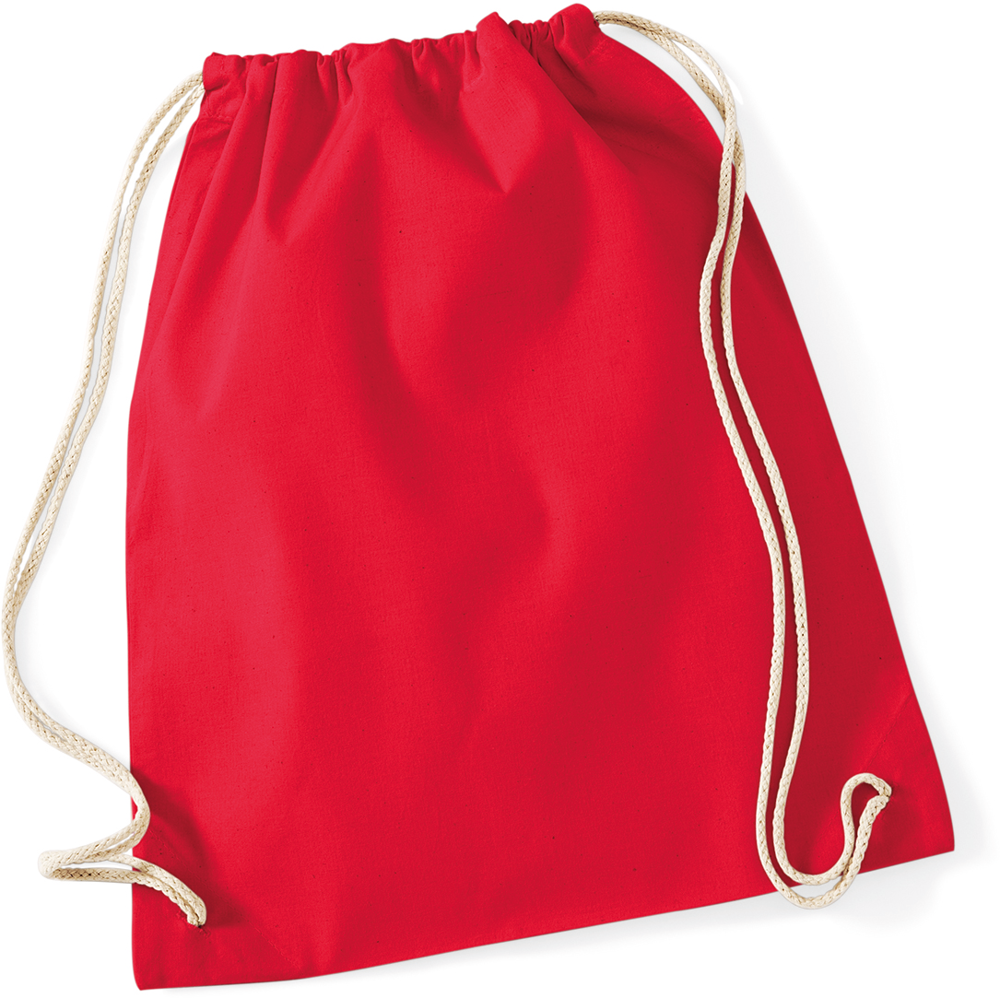 - Katoenen gymtas - Classic Red