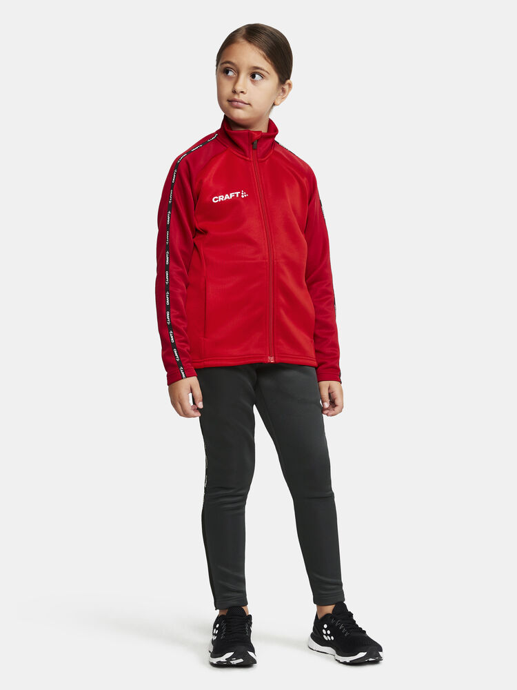 Craft - Squad 2.0 Full Zip Jr Bright Red-Express 110/116