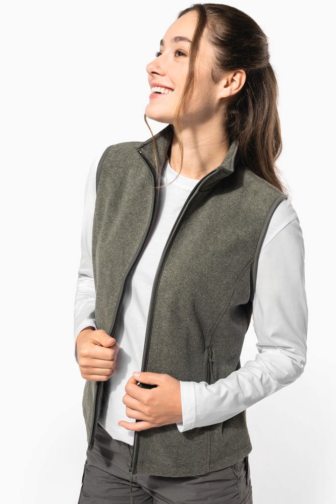 K906 - Bodywarmer van microfleece dames