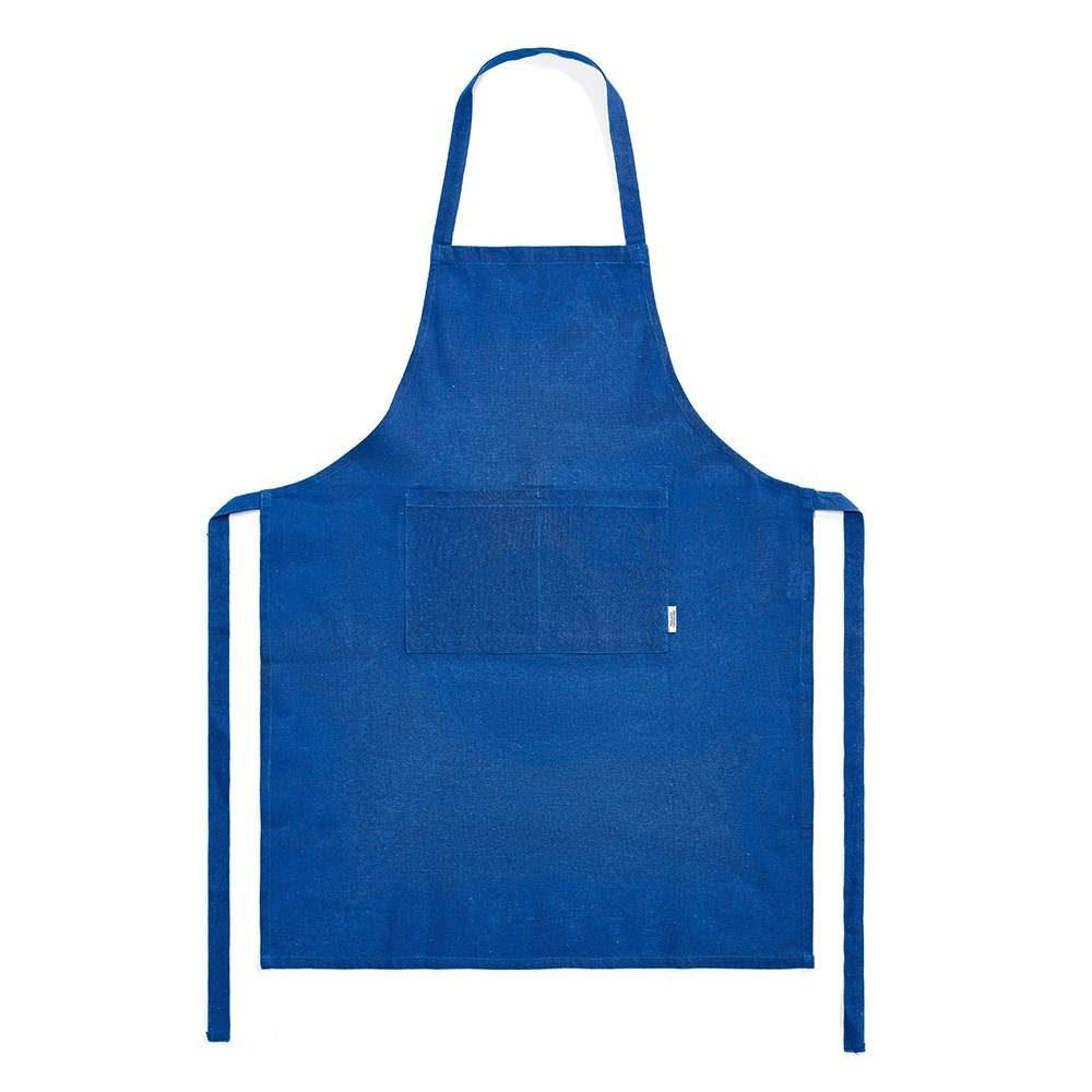 Rubens gerecycleerd katoenen schort 180 gsm - Blauw