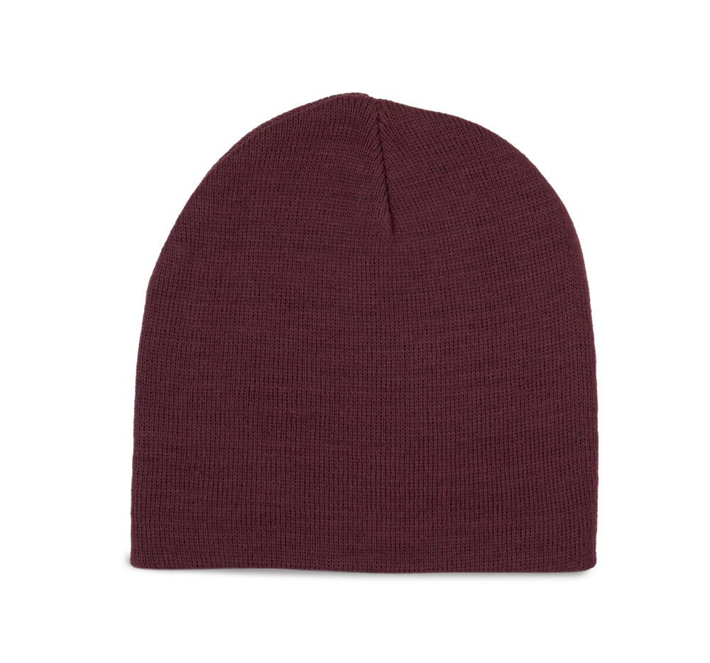 KP956 - Fijn gebreide muts - Dark Cherry