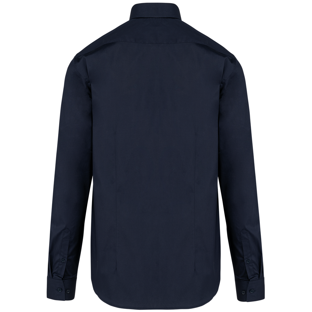 PK504 - Popeline Herenoverhemd met lange mouwen