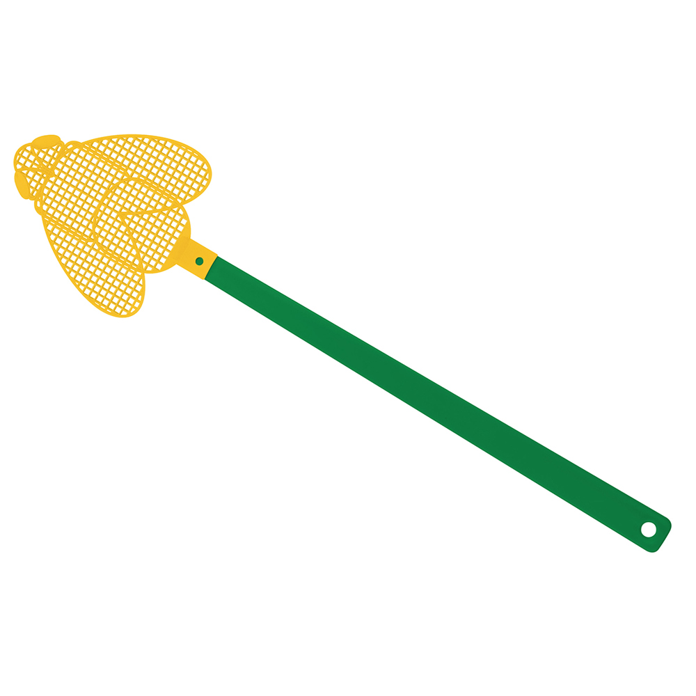 Vliegenmepper "Brummi" - groen/geel