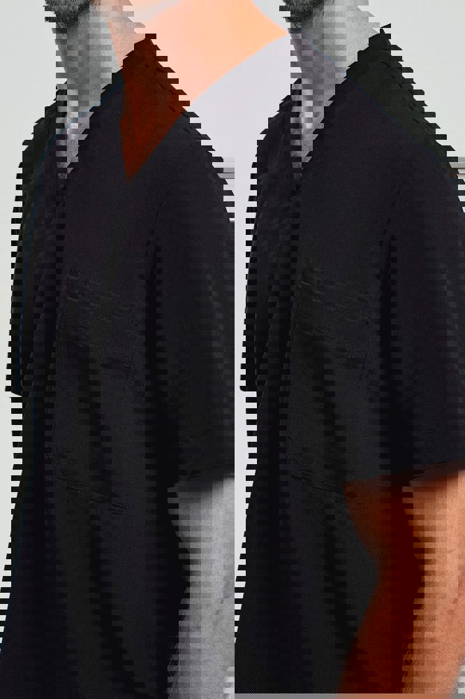 NN200 - Stretch tuniek met korte mouwen voor heren