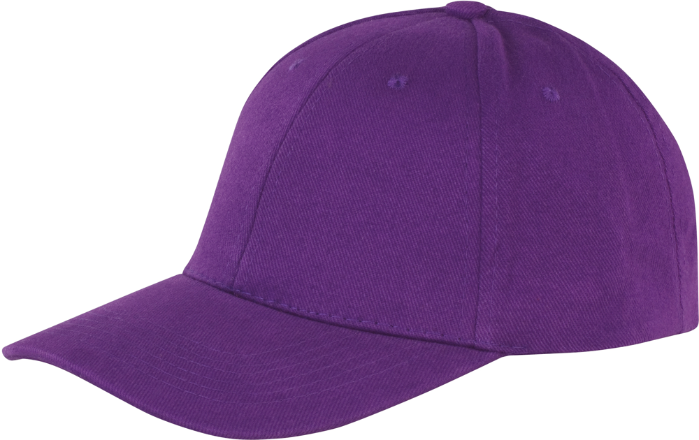 RC081X - Memphis Brushed Cotton Low Profile Cap - Purple