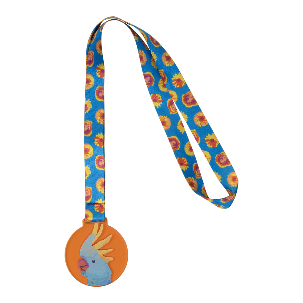 Subdal Colour - custom made medaille - Transparant Oranje