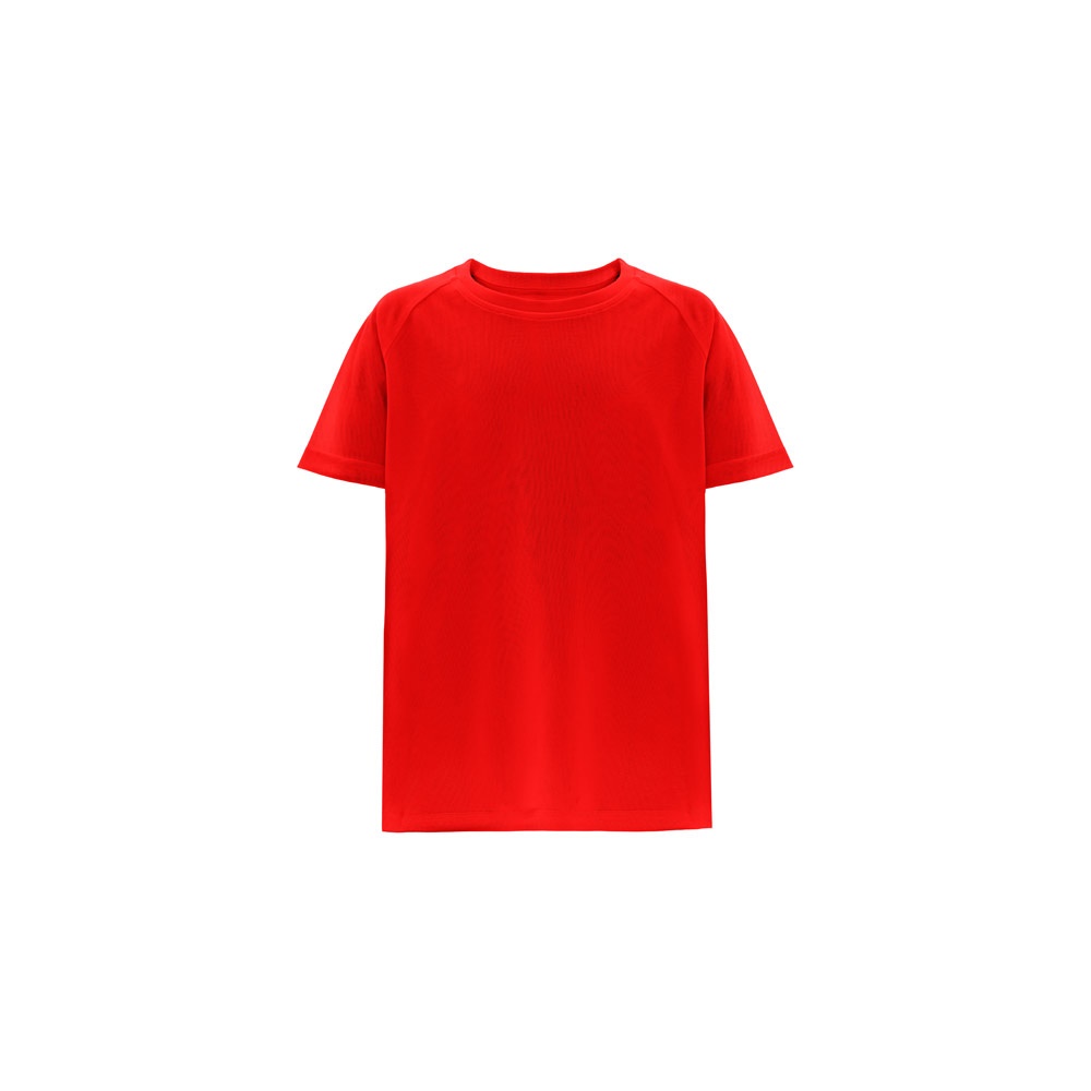 THC MOVE KIDS. Technisch T-shirt met korte mouwen in polyester voor kinderen - Rood
