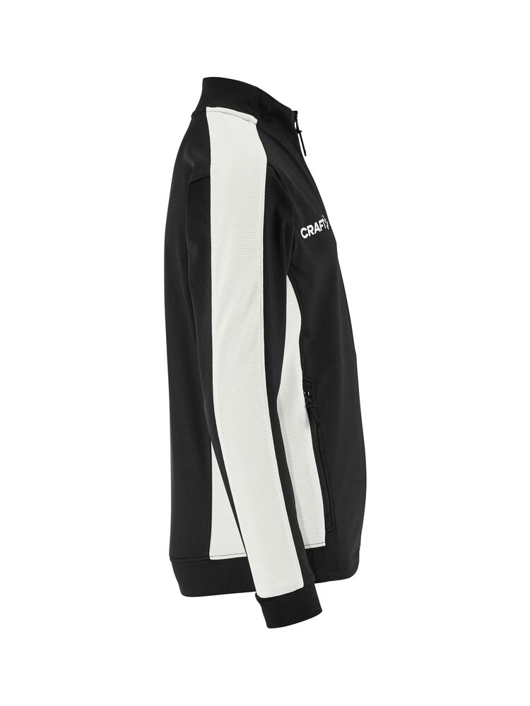 Craft - Evolve 2.0 Contrast Full Zip Jacket Jr Black/Contrast white 146/152