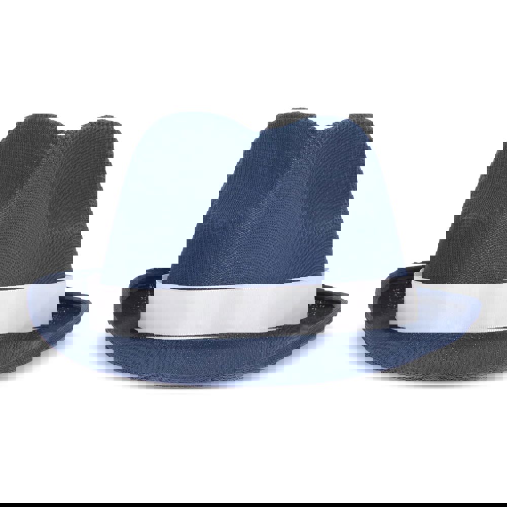 Polyester hoed met band