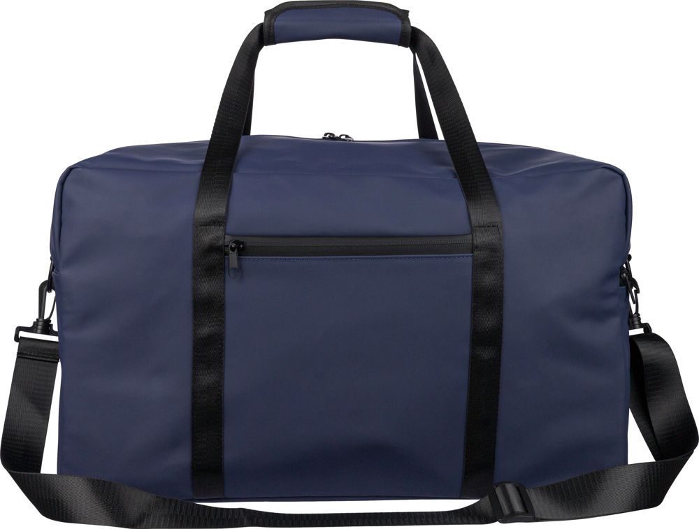 Gerecyclede PU dufflebag Mirae - blauw