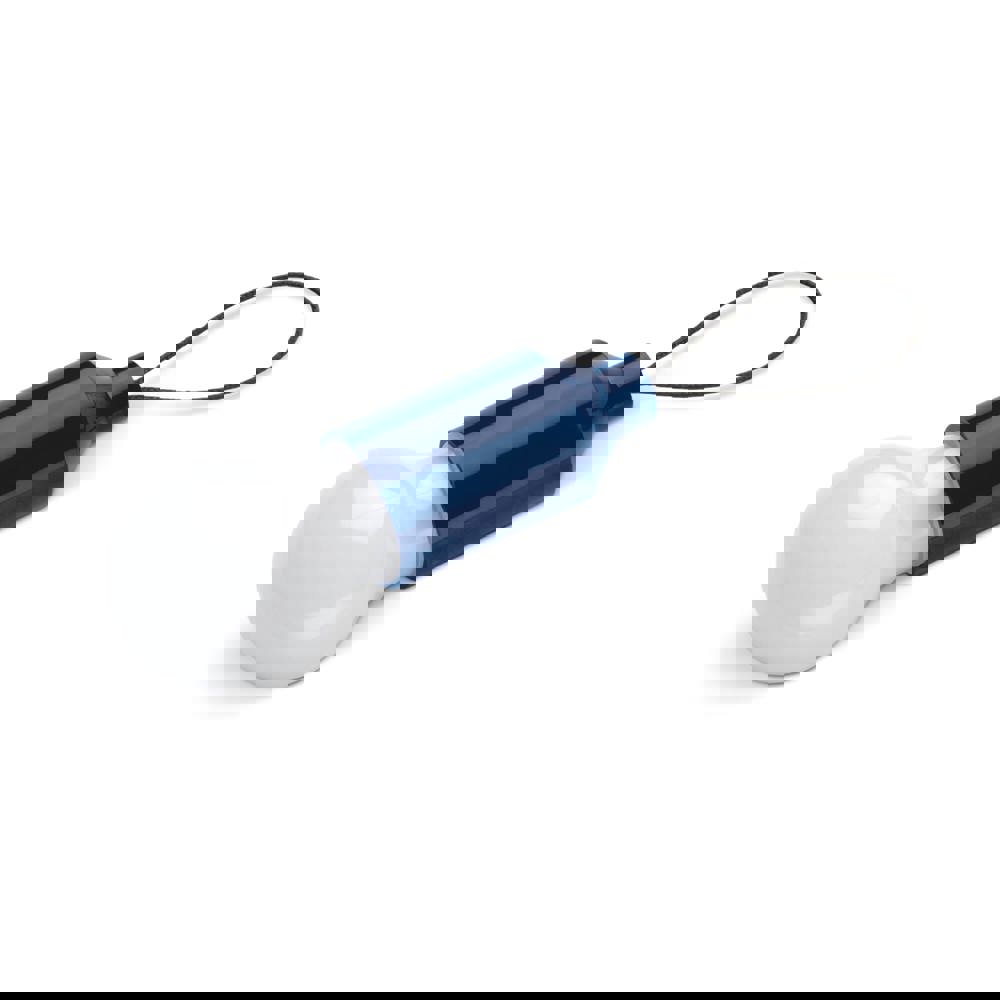 Sleutelhanger gloeilampje - Donkerblauw