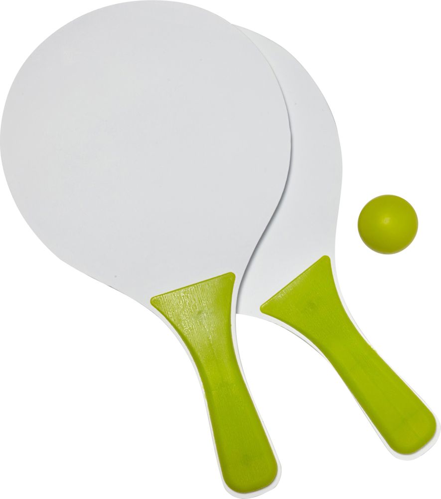 Houten strand tennisset Eliza