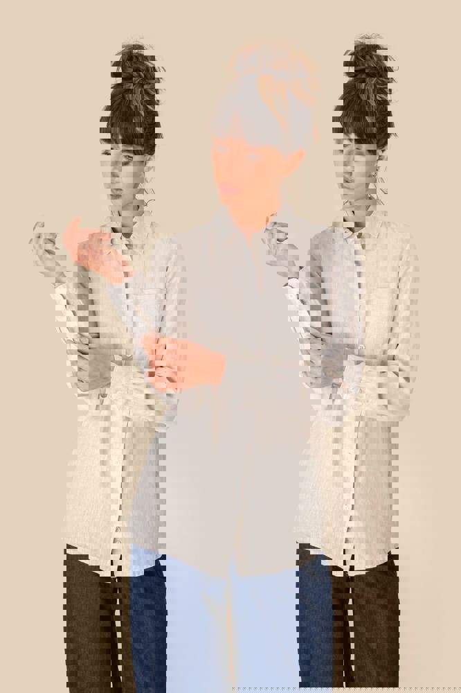 SP505 - Linnen damesblouse