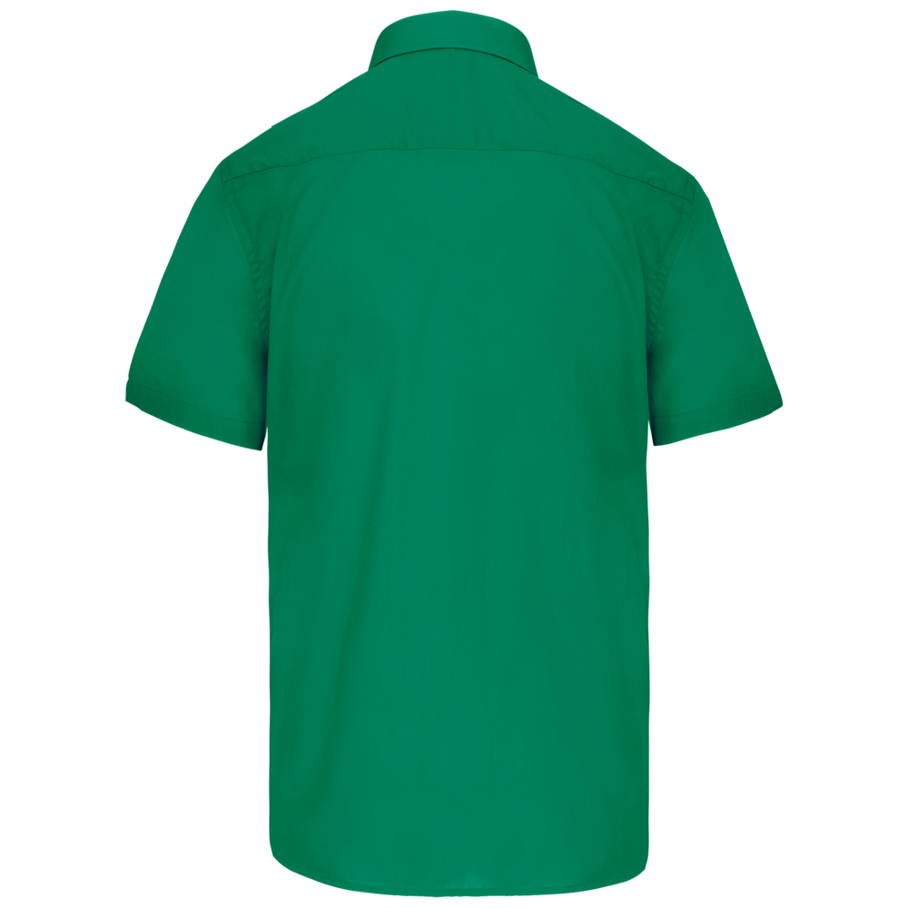 K551C - Overhemd in onderhoudsvriendelijk polykatoen-popeline korte mouwen heren