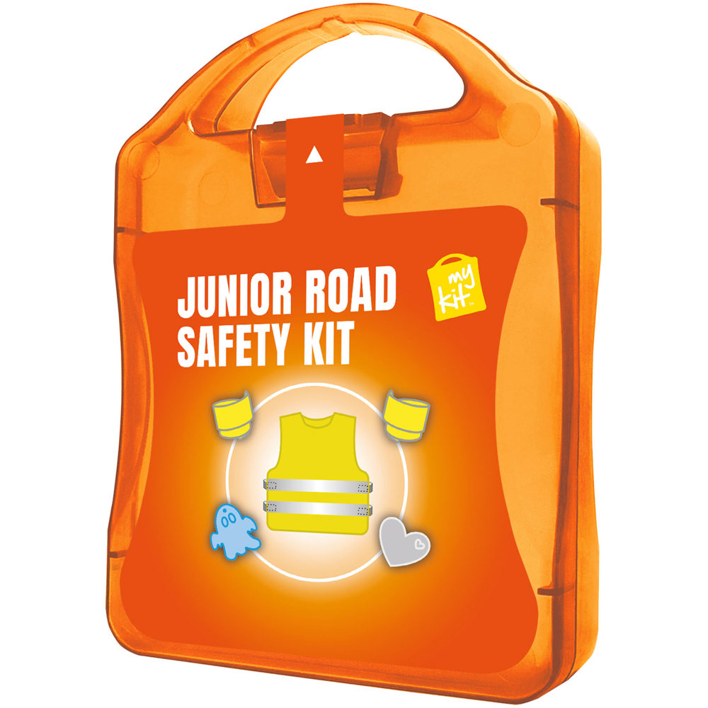 MyKit Mediuim Junior Road Safety kit - Transparant Oranje